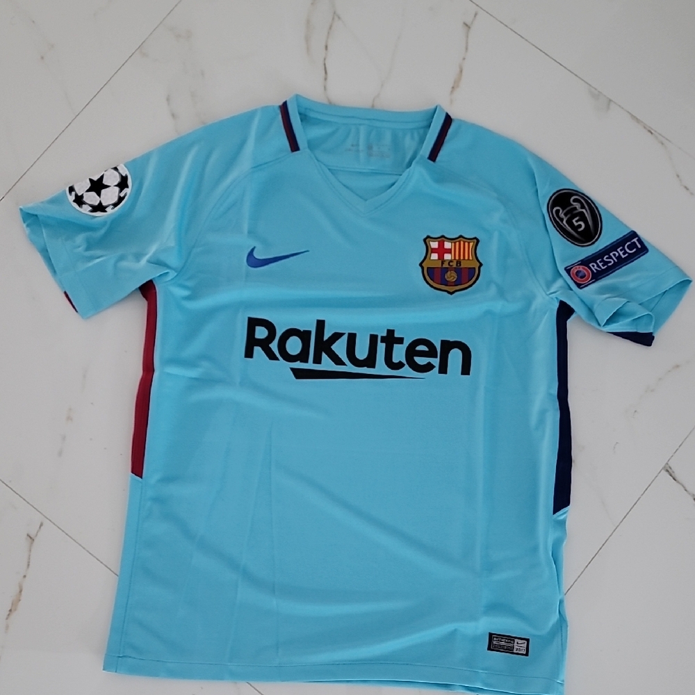 Barcelona Light Blue Soccer Jersey